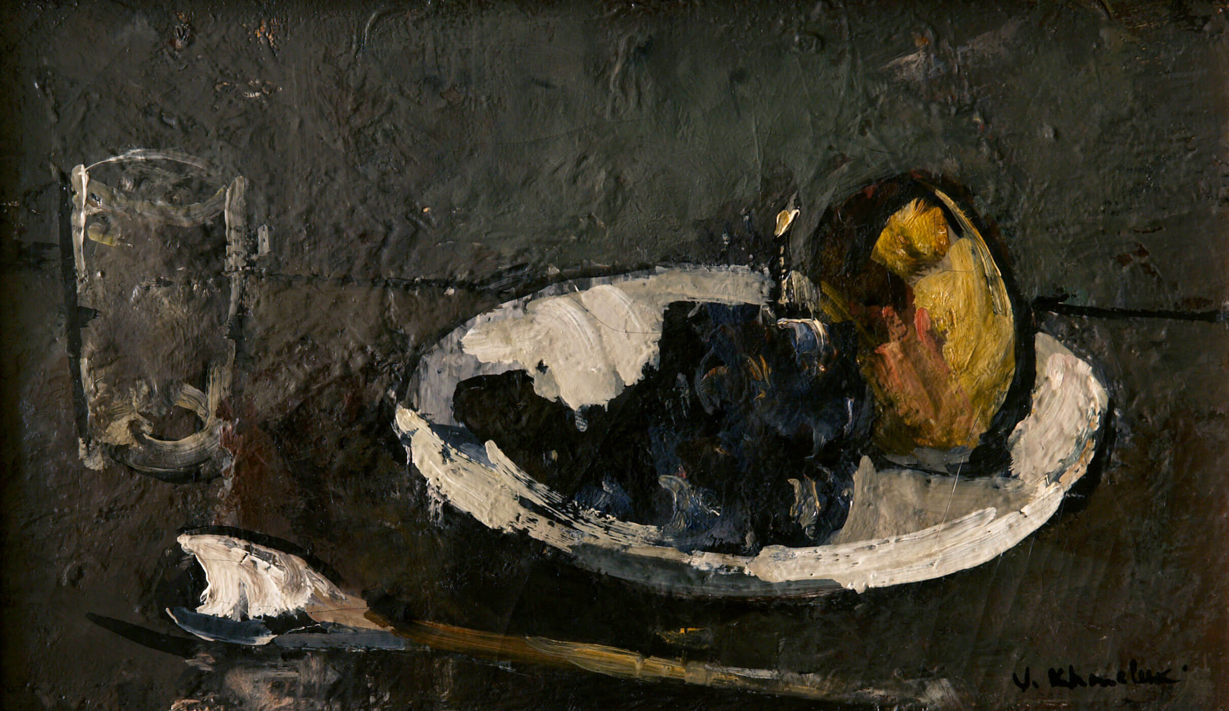 Vassily Khmeluk, Stillleben mit Pfeife, 1925, Kunstmuseum Luzern