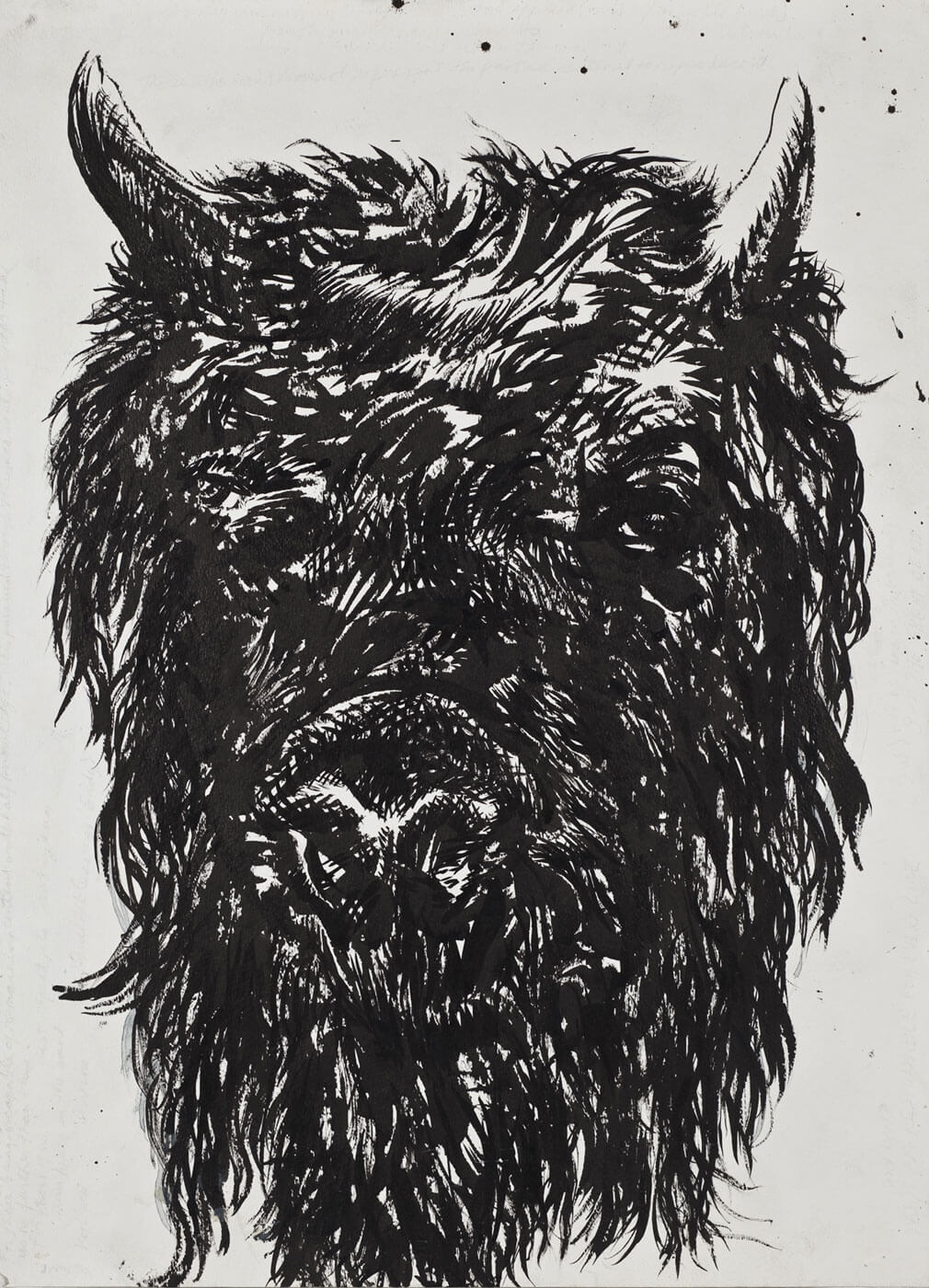 Raymond Pettibon, No Title (Bull), 2010, courtesy Regen Projects, Los Angeles, (c) the artist