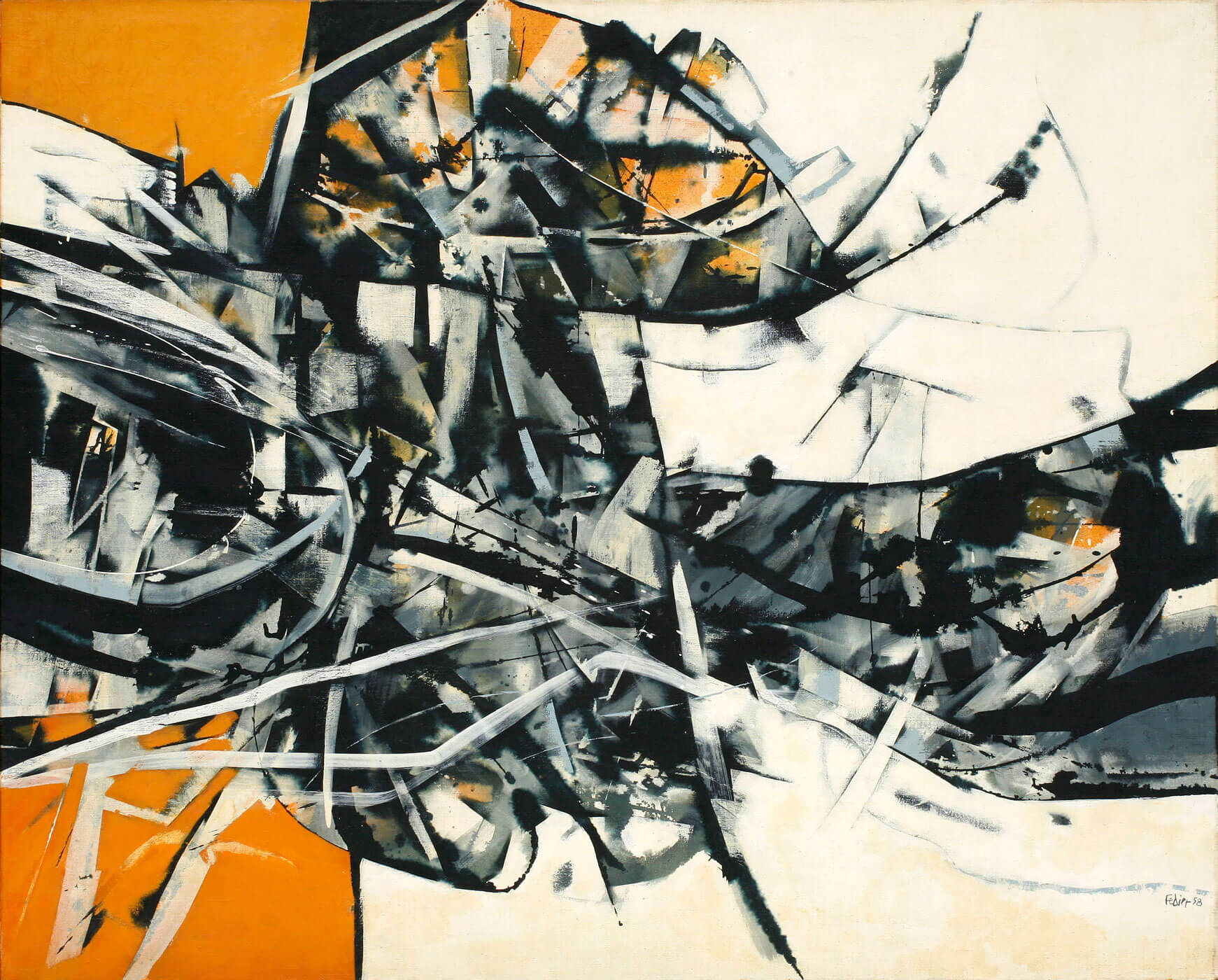 Franz Fedier, Fundort, 1958, Kunstmuseum Luzern, Depositum der Stiftung BEST Art Collection Luzern, vormals Bernhard Eglin-Stiftung