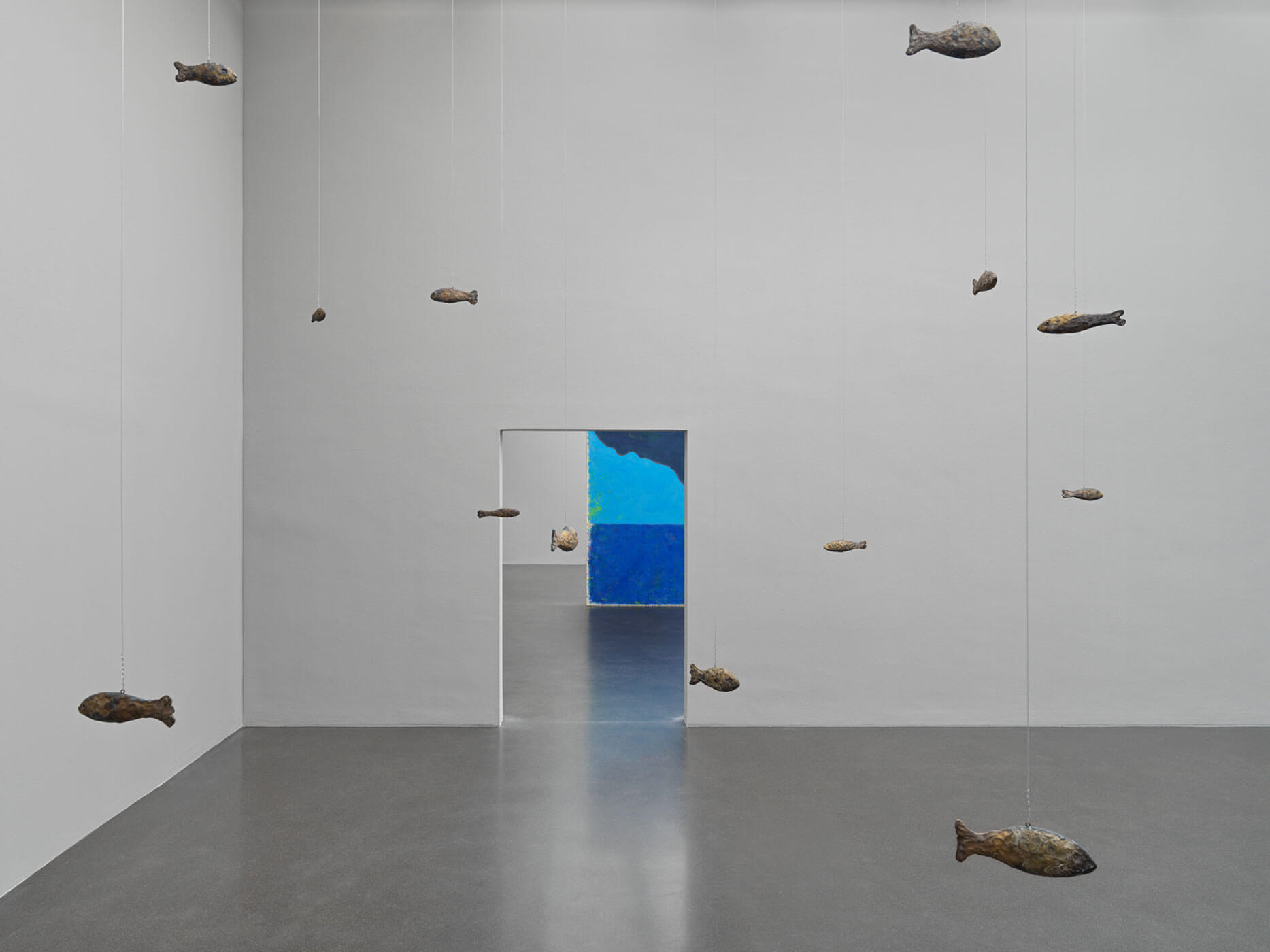 Ugo Rondinone, Ausstellungsansicht Cry Me a River, Kunstmuseum Luzern, 2024, Courtesy oft he artist, Foto: Stefan Altenburger
