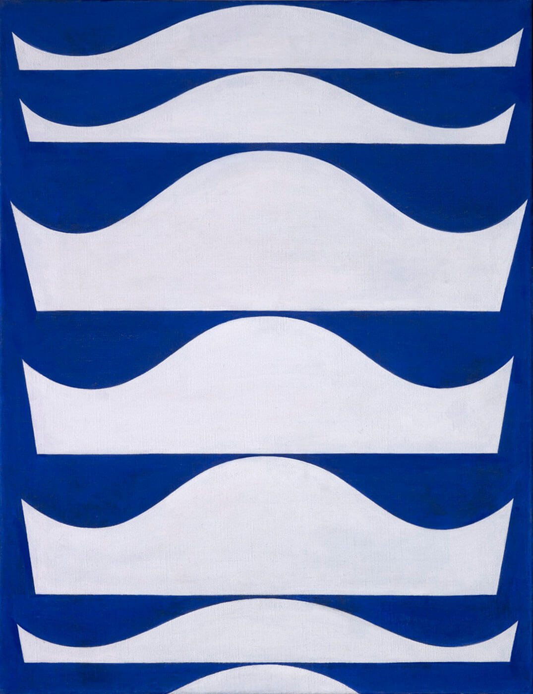 Sophie Taeuber-Arp, Echelonnement, 1934, Öl auf Leinwand 65 × 50.8 cm. Musée de Grenoble